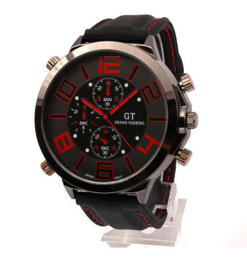 GT Over Size Men's Sports Watch - White